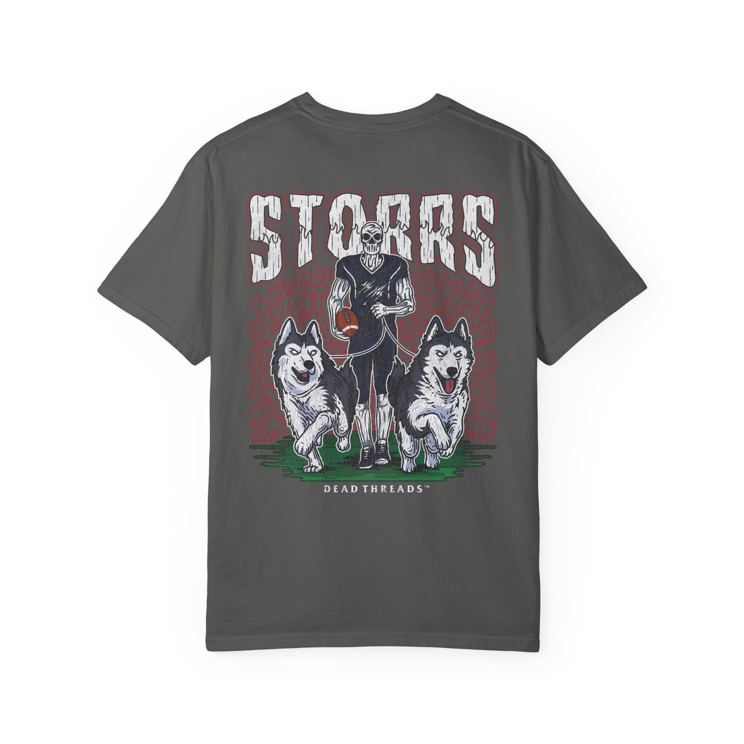 STORRS FOOTBALL - “3 SKULL” PREMIUM T-SHIRT