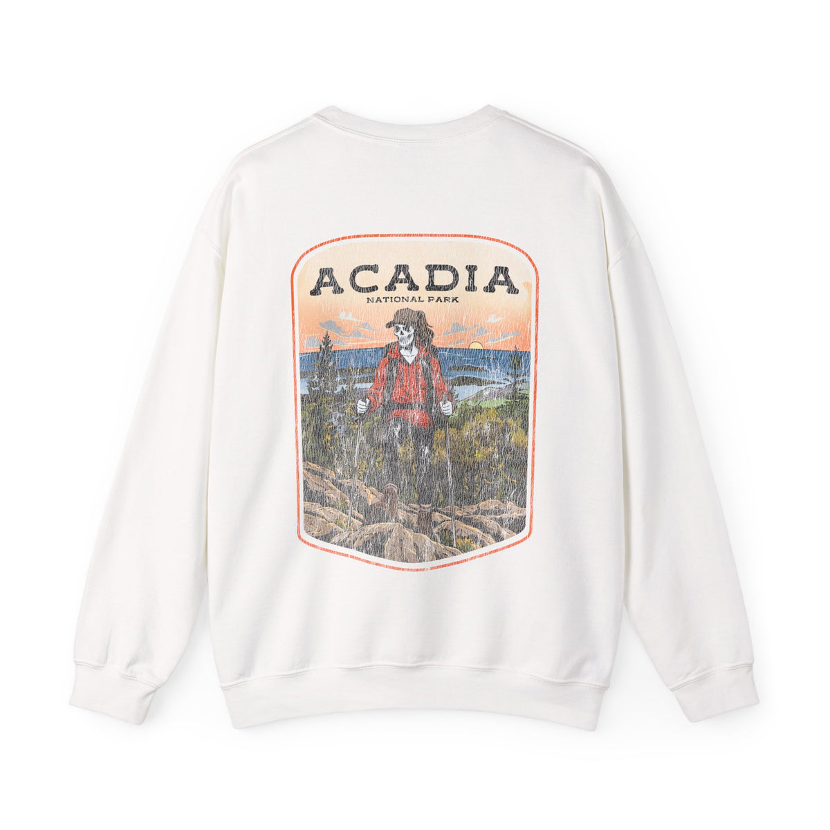 ACADIA NATIONAL PARK (FEMALE) - “DT ESSENTIAL" CREWNECK SWEATSHIRT