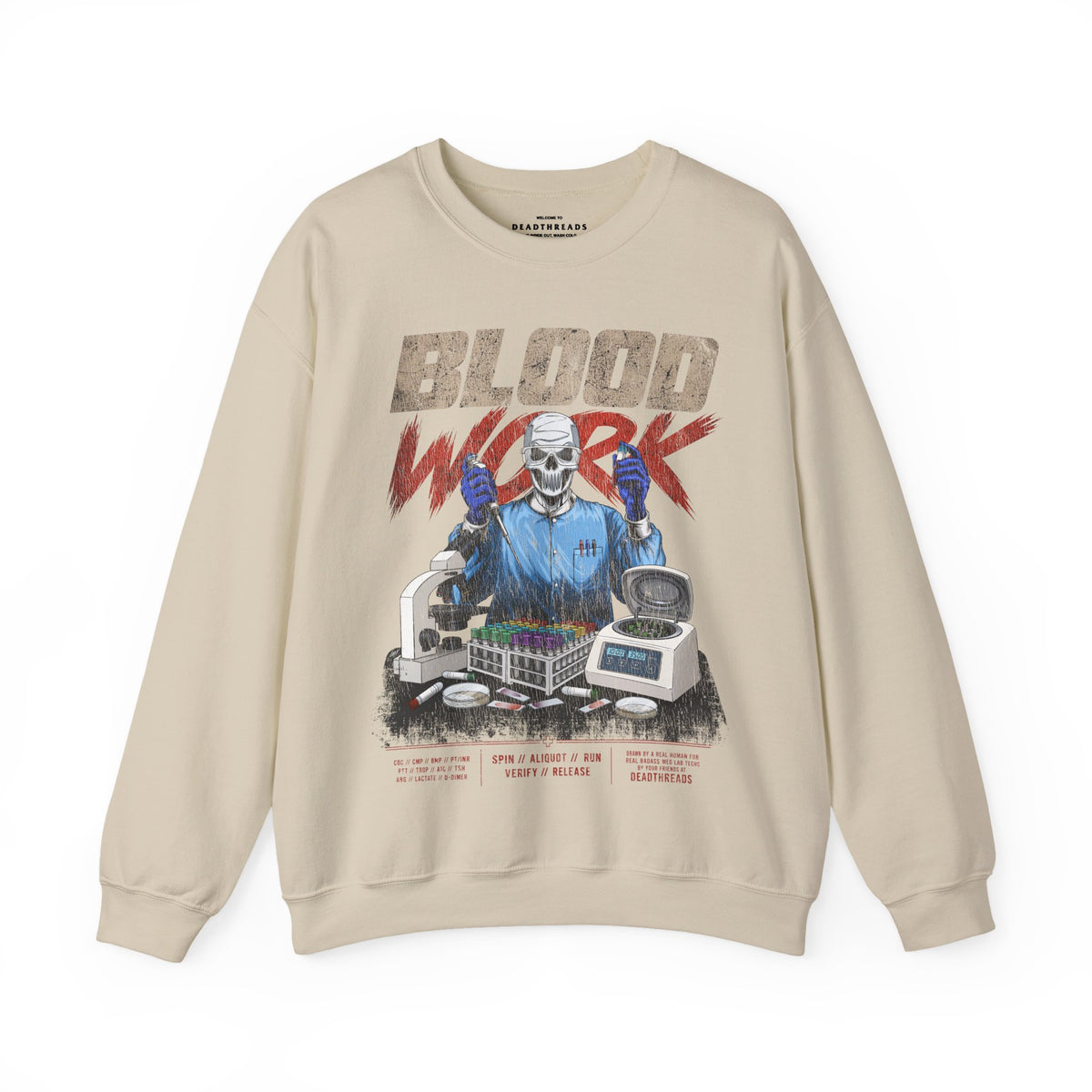BLOOD WORK - CREWNECK SWEATSHIRT