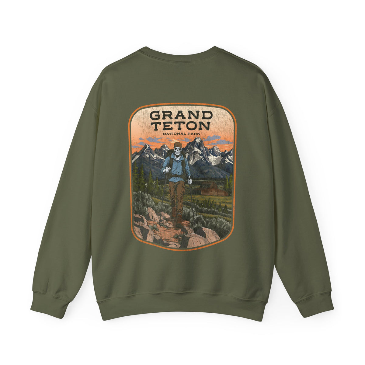GRAND TETON NATIONAL PARK (MALE) - “DT ESSENTIAL" CREWNECK SWEATSHIRT