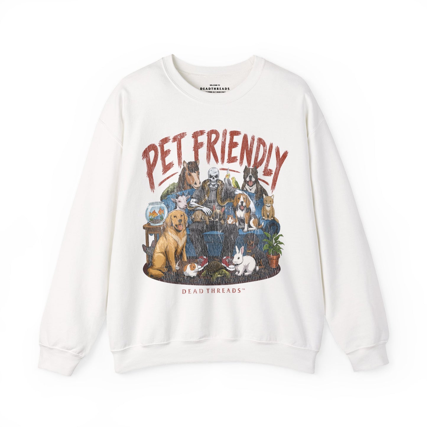 PET FRIENDLY (MALE) - CREWNECK SWEATSHIRT