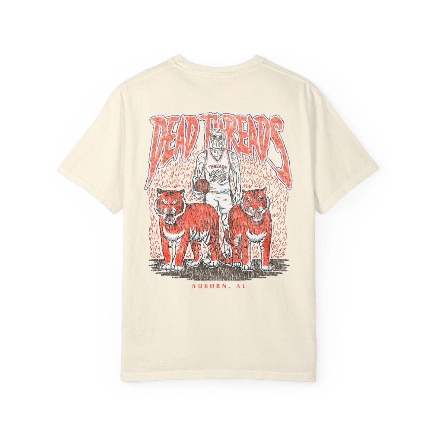 AUBURN BASKETBALL - “3 SKULL” PREMIUM T-SHIRT