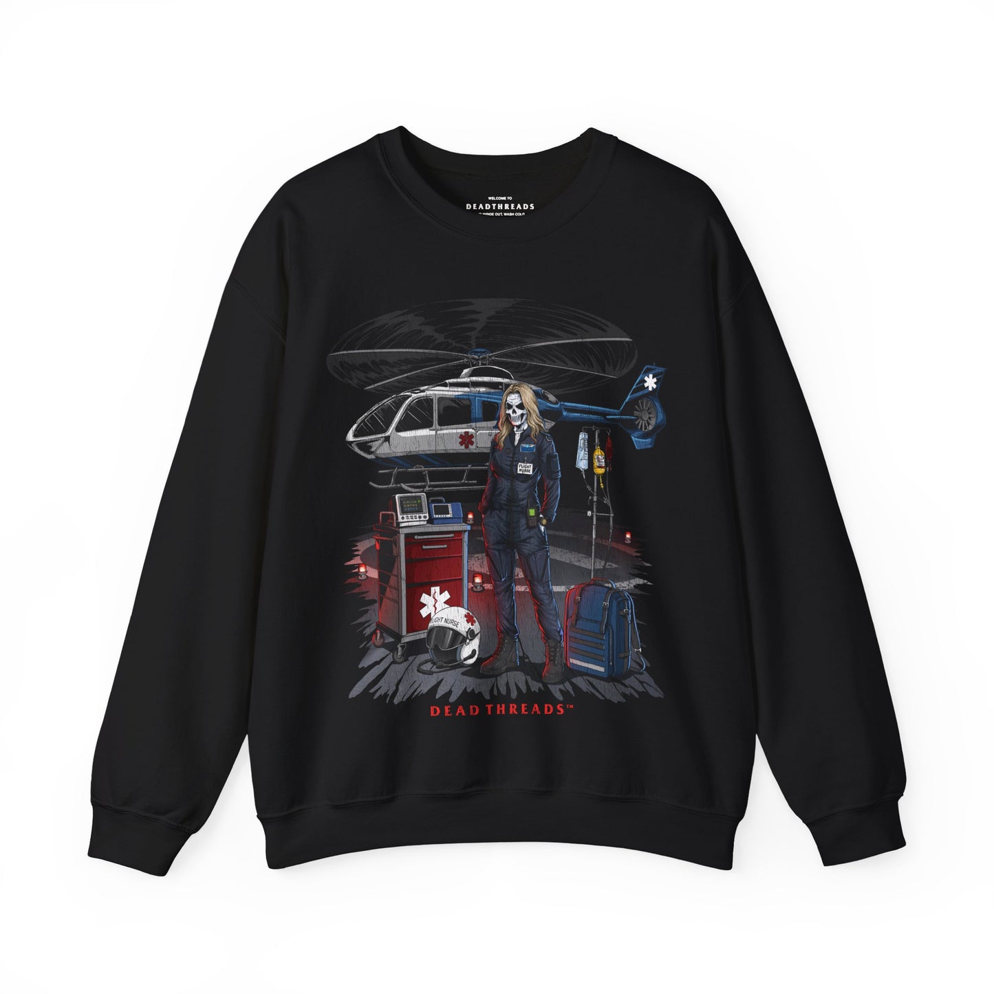 FLIGHT NURSE - CREWNECK SWEATSHIRT