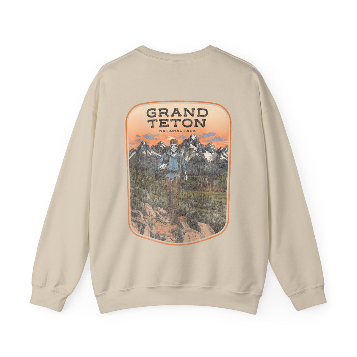 GRAND TETON NATIONAL PARK (MALE) - “DT ESSENTIAL" CREWNECK SWEATSHIRT