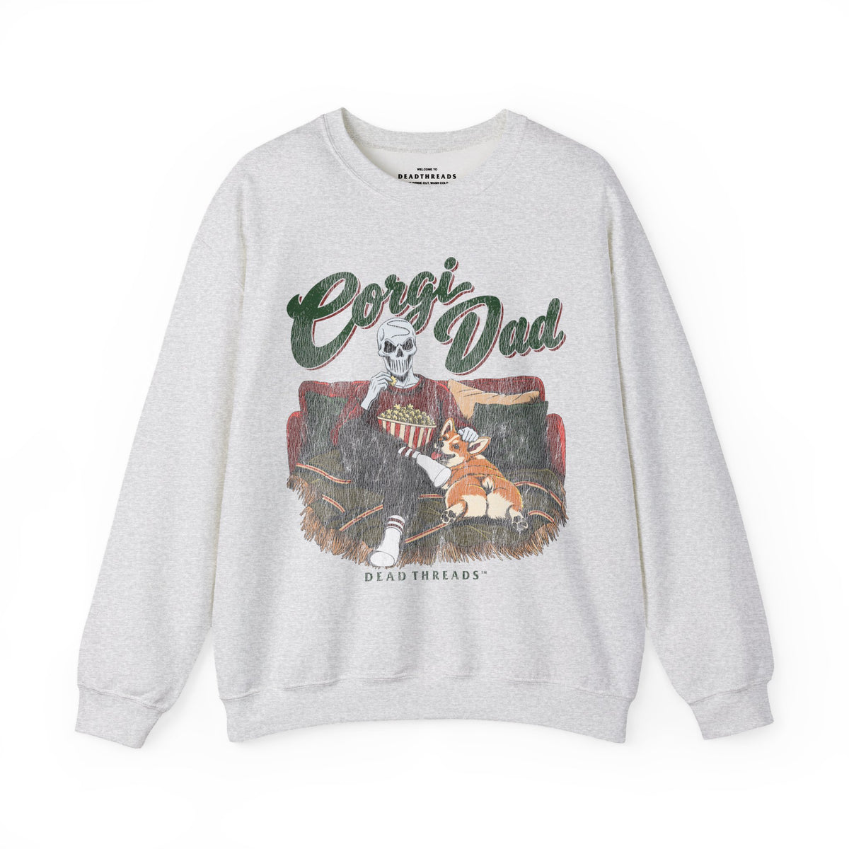 CORGI DAD - CREWNECK SWEATSHIRT