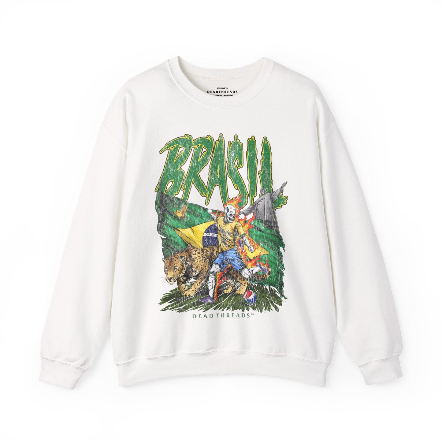 BRASIL SOCCER - CREWNECK SWEATSHIRT