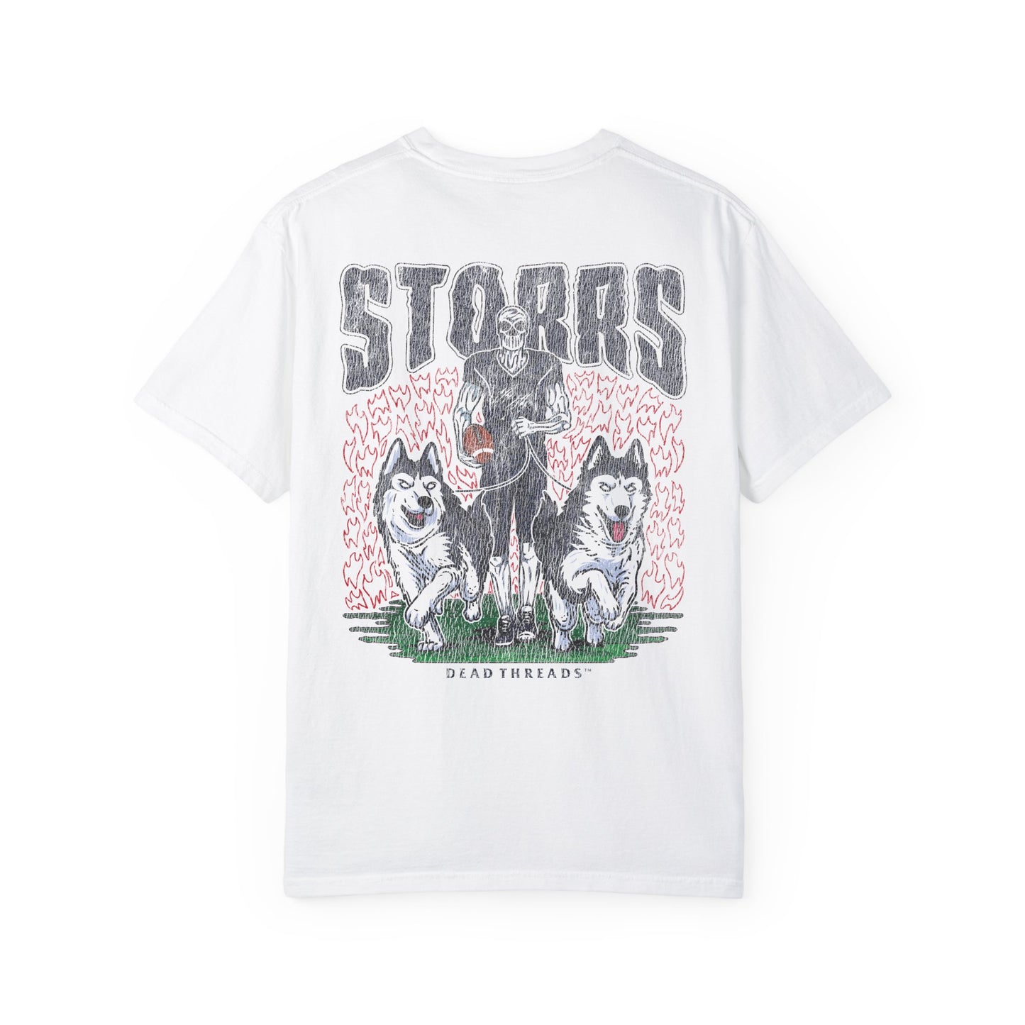 STORRS FOOTBALL - “3 SKULL” PREMIUM T-SHIRT