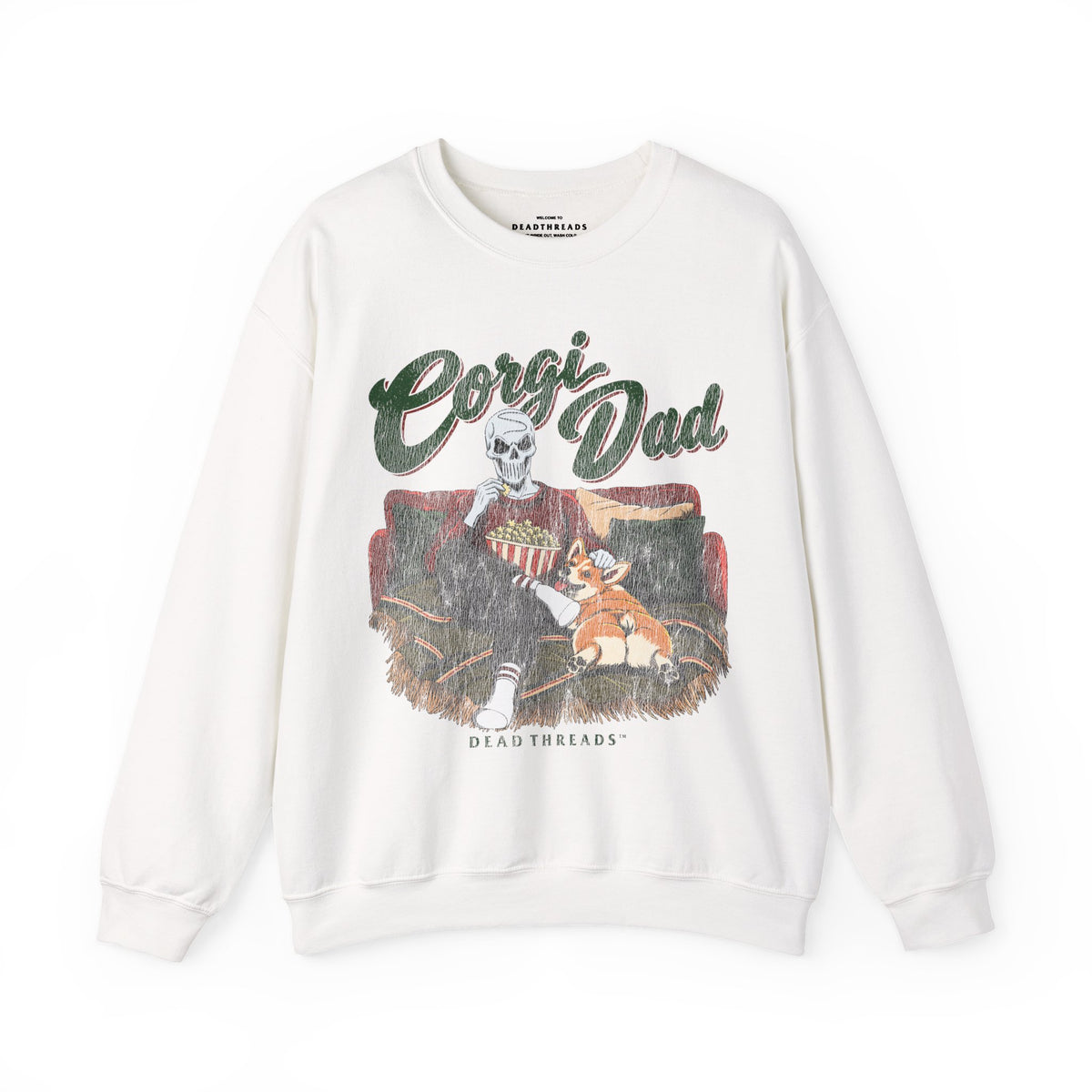 CORGI DAD - CREWNECK SWEATSHIRT