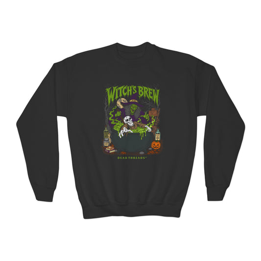 WITCH'S BREW (KIDS) CREWNECK SWEATSHIRT - Halloween Limited Drop