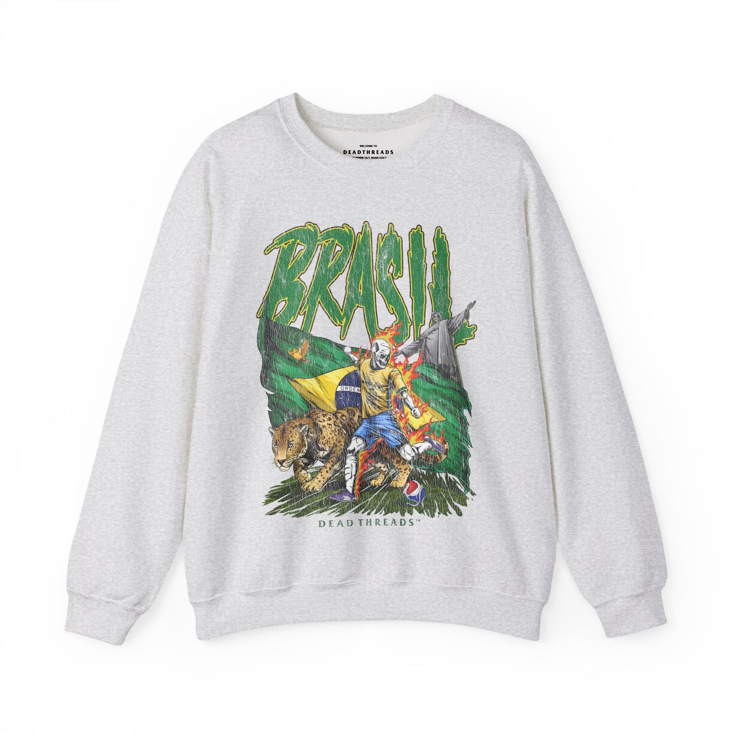 BRASIL SOCCER - CREWNECK SWEATSHIRT