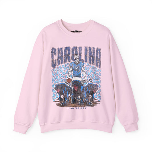 CAROLINA FOOTBALL CREWNECK SWEATSHIRT - PINK