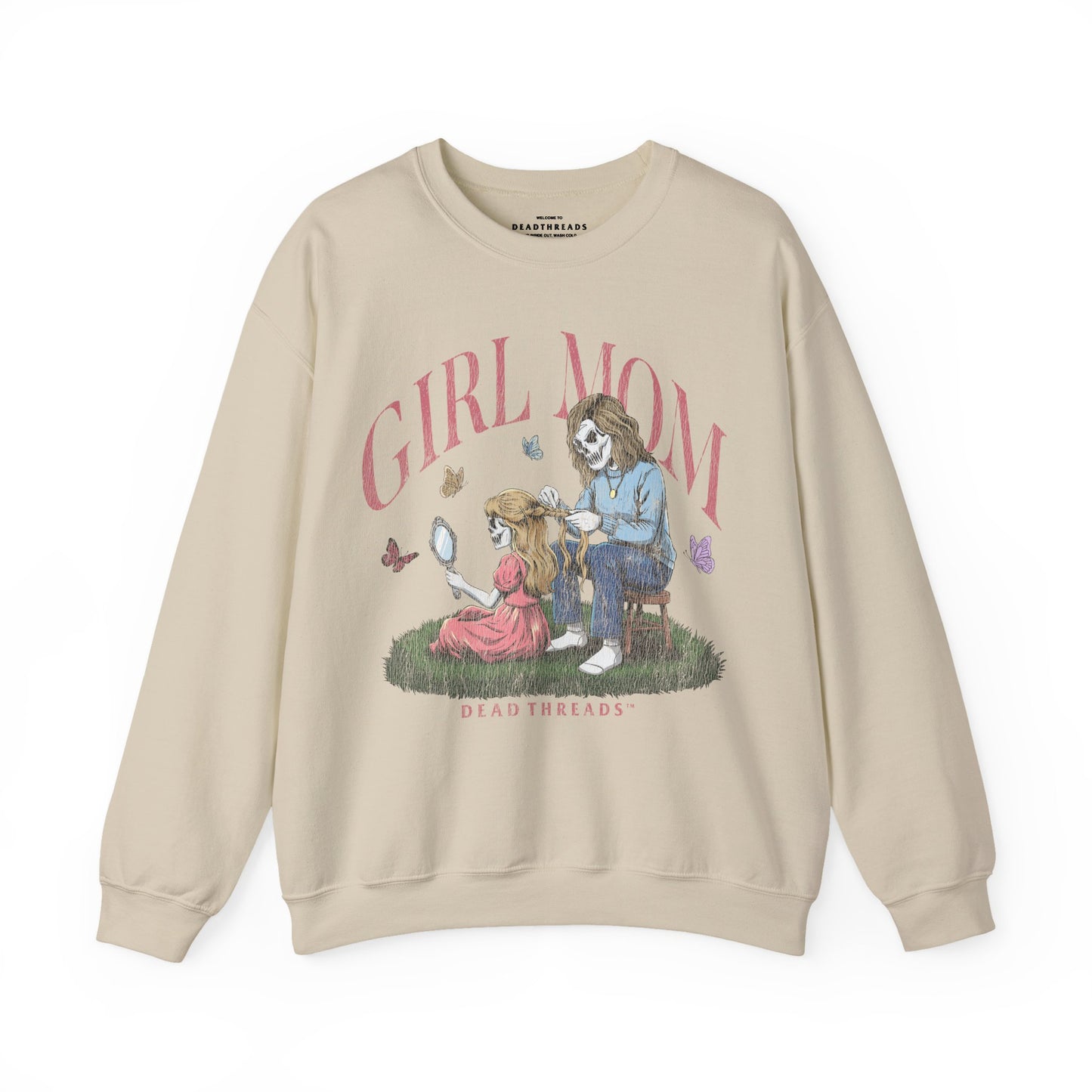 GIRL MOM v1 - CREWNECK SWEATSHIRT