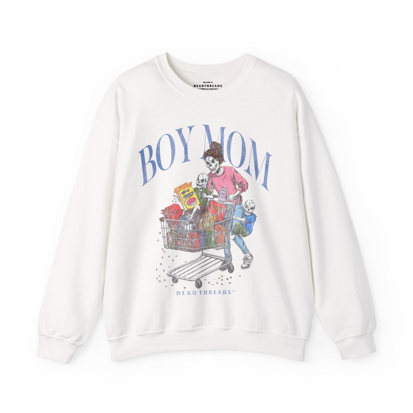 BOY MOM v2 - CREWNECK SWEATSHIRT