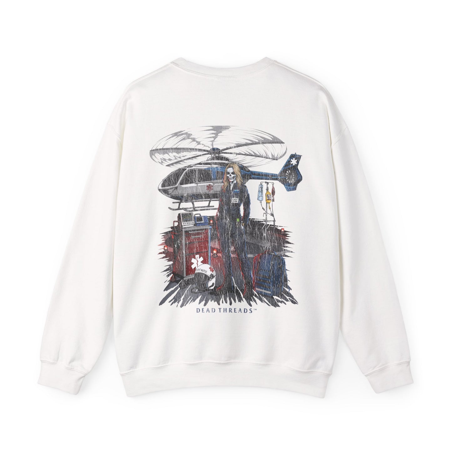 FLIGHT NURSE - “DT ESSENTIAL" CREWNECK SWEATSHIRT