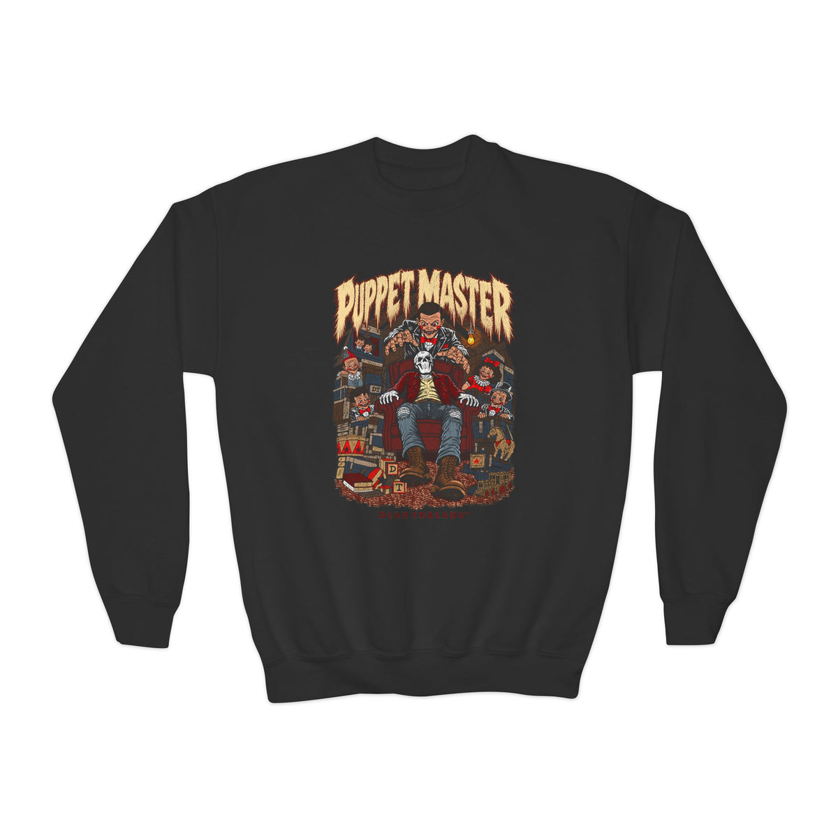 PUPPET MASTER (KIDS) CREWNECK SWEATSHIRT - Halloween Limited Drop