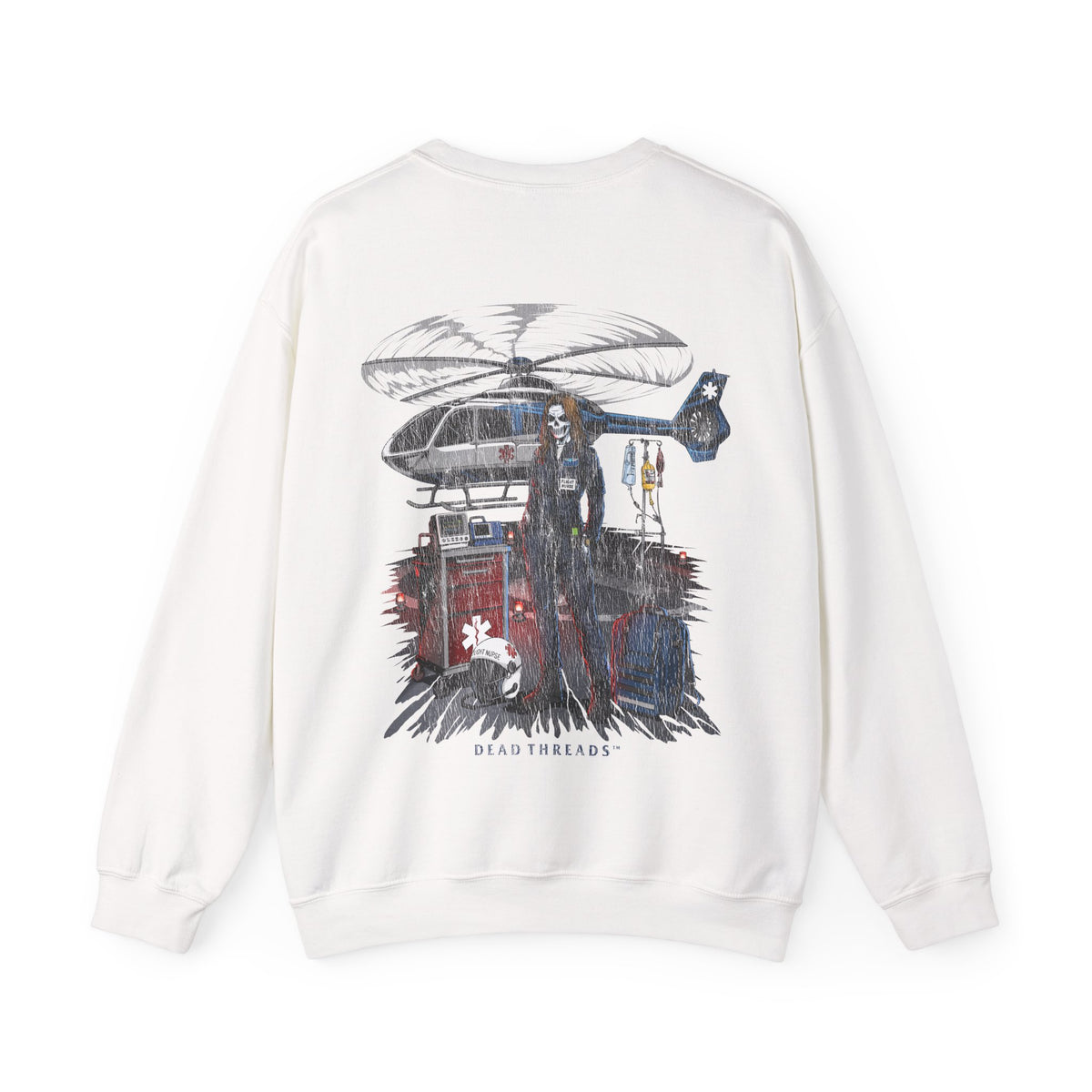 FLIGHT NURSE v2 (FEMALE) - “DT ESSENTIAL" CREWNECK SWEATSHIRT