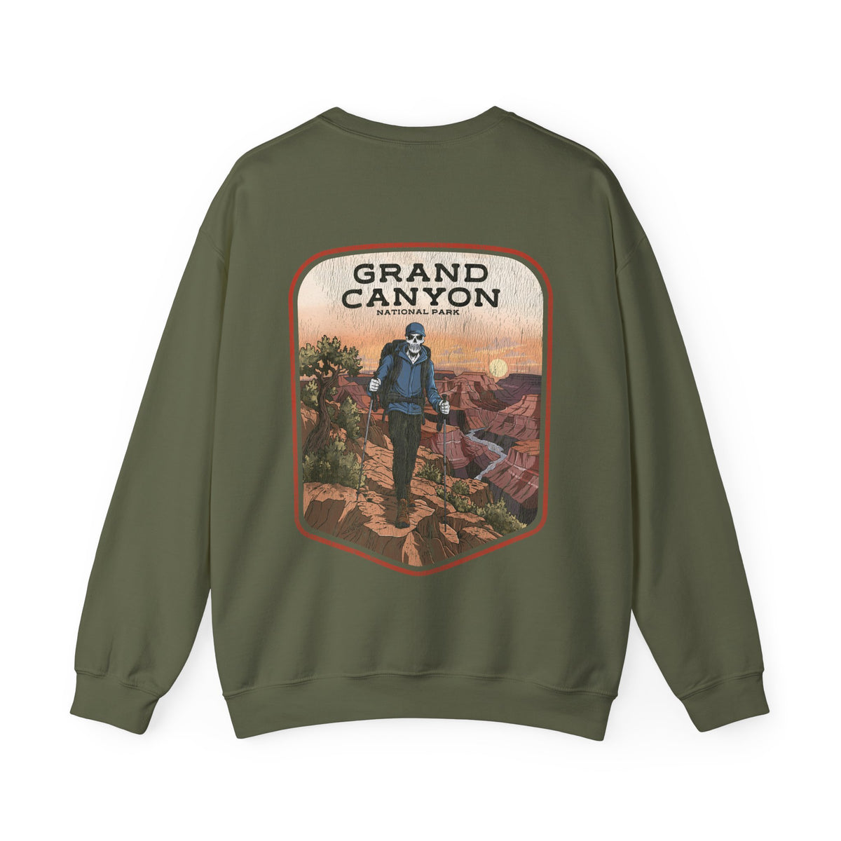 GRAND CANYON NATIONAL PARK (MALE) - “DT ESSENTIAL" CREWNECK SWEATSHIRT