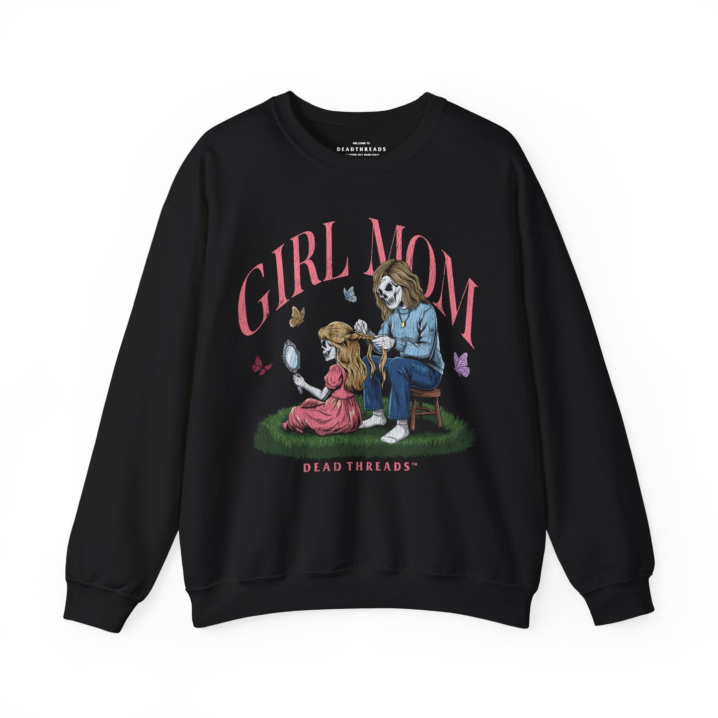 GIRL MOM v1 - CREWNECK SWEATSHIRT