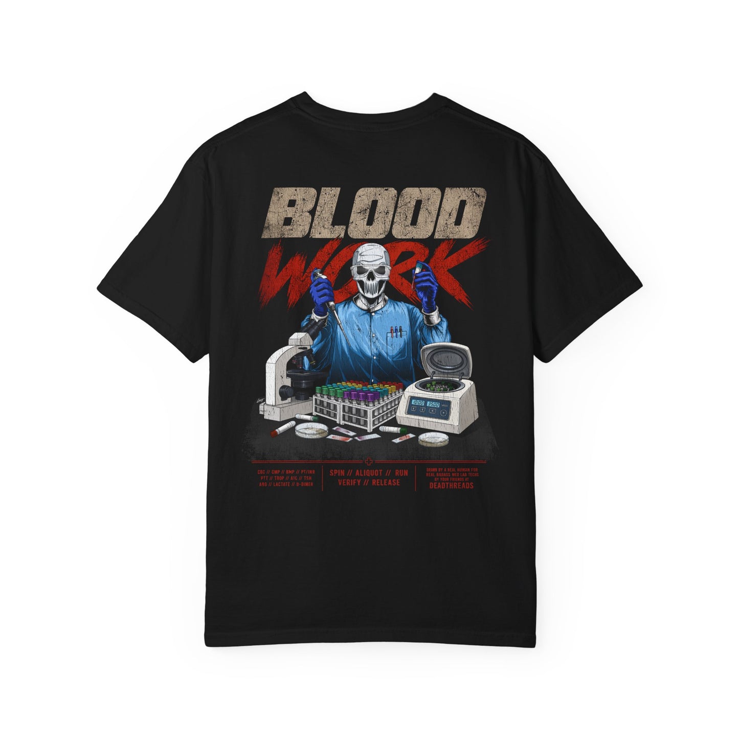 BLOOD WORK - “DT ESSENTIAL" PREMIUM T-SHIRT