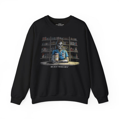 CRYPTS & SCRIPTS (PHARMACY TECH, FEMALE) - CREWNECK SWEATSHIRT