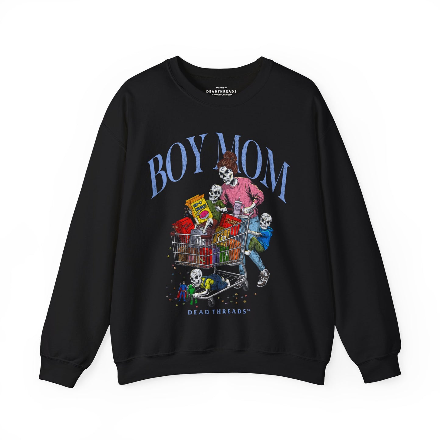 BOY MOM v3 - CREWNECK SWEATSHIRT