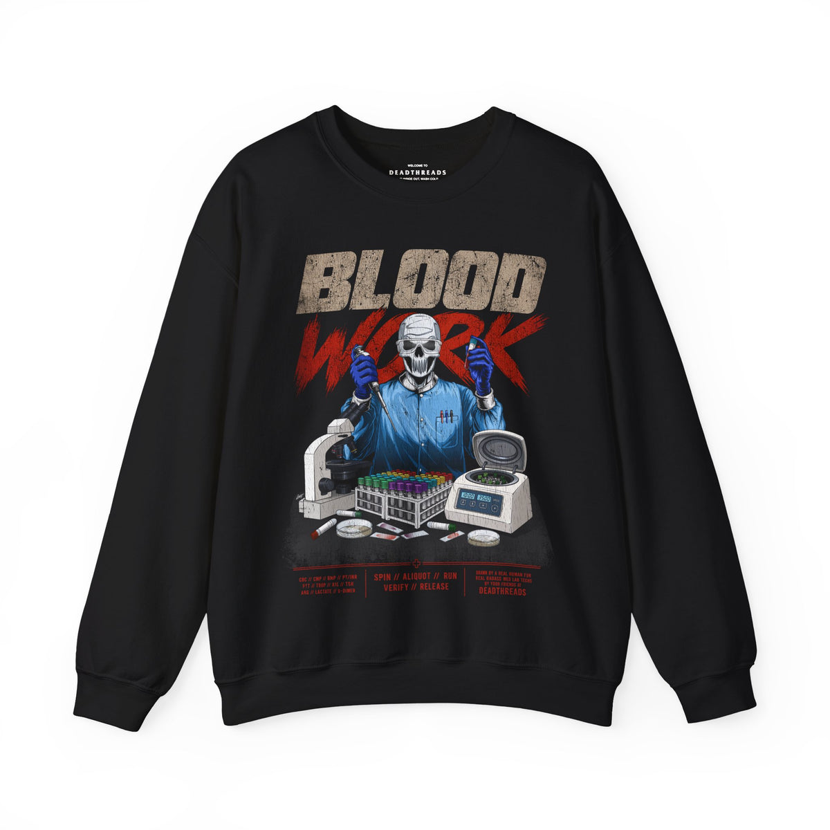 BLOOD WORK - CREWNECK SWEATSHIRT