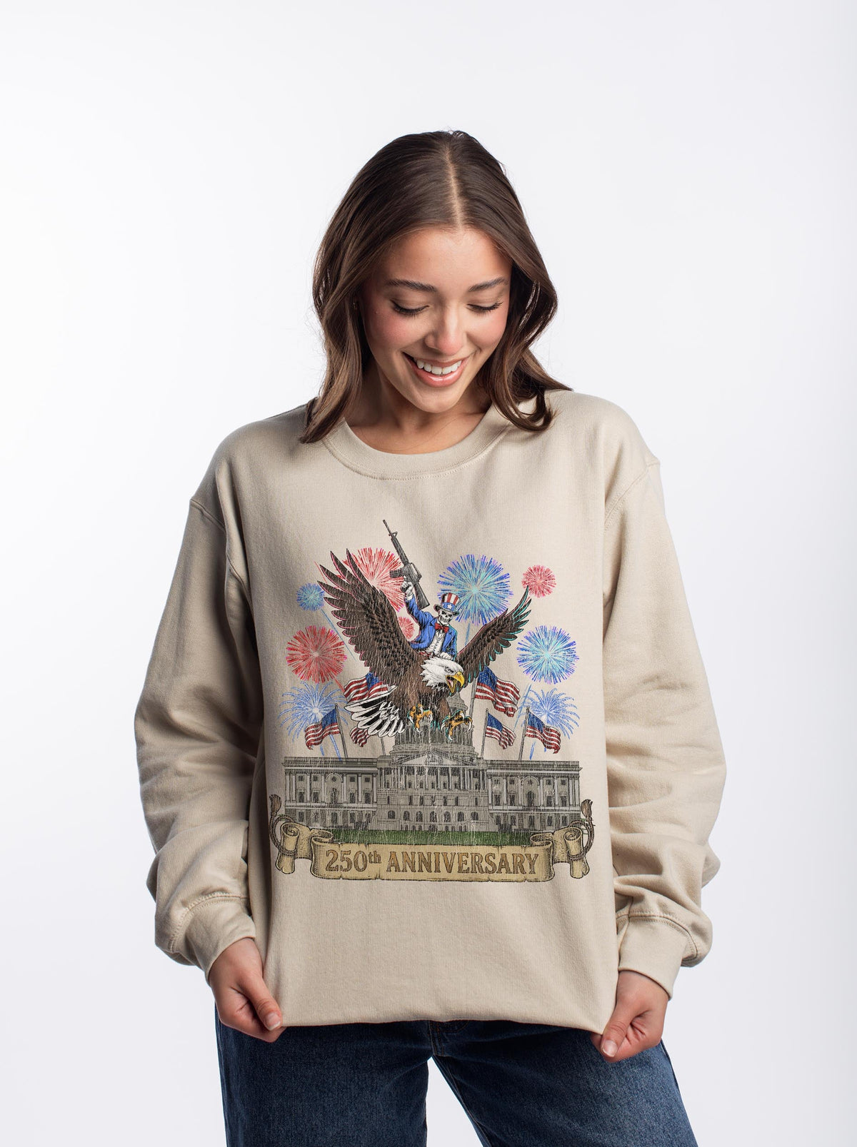 250th ANNIVERSARY v1 - CREWNECK SWEATSHIRT – Sweatshirt – Dead Threads Apparel