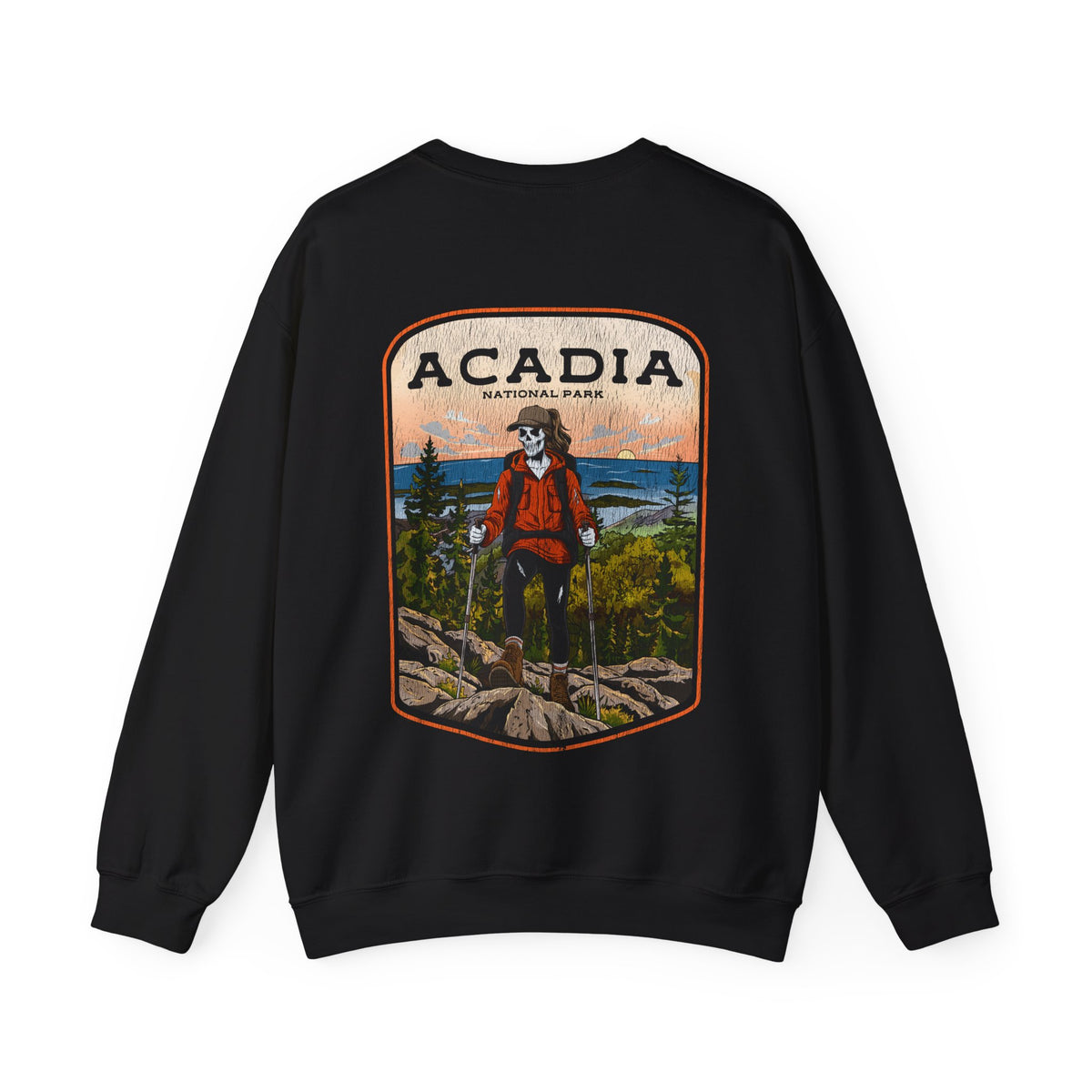 ACADIA NATIONAL PARK (FEMALE) - “DT ESSENTIAL" CREWNECK SWEATSHIRT
