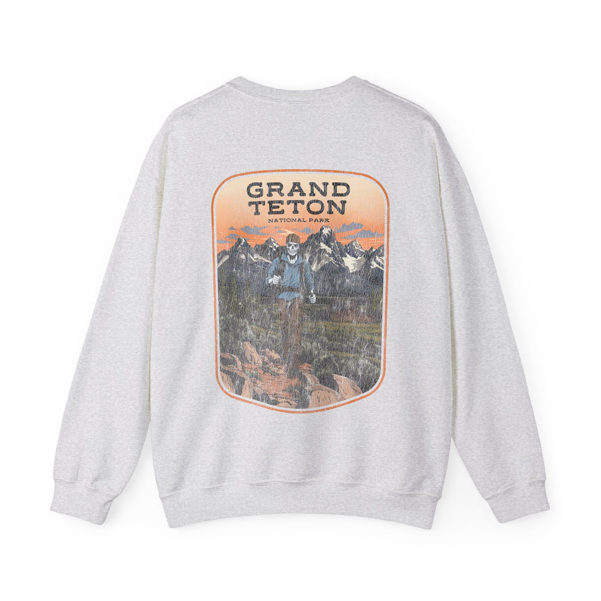 GRAND TETON NATIONAL PARK (MALE) - “DT ESSENTIAL" CREWNECK SWEATSHIRT