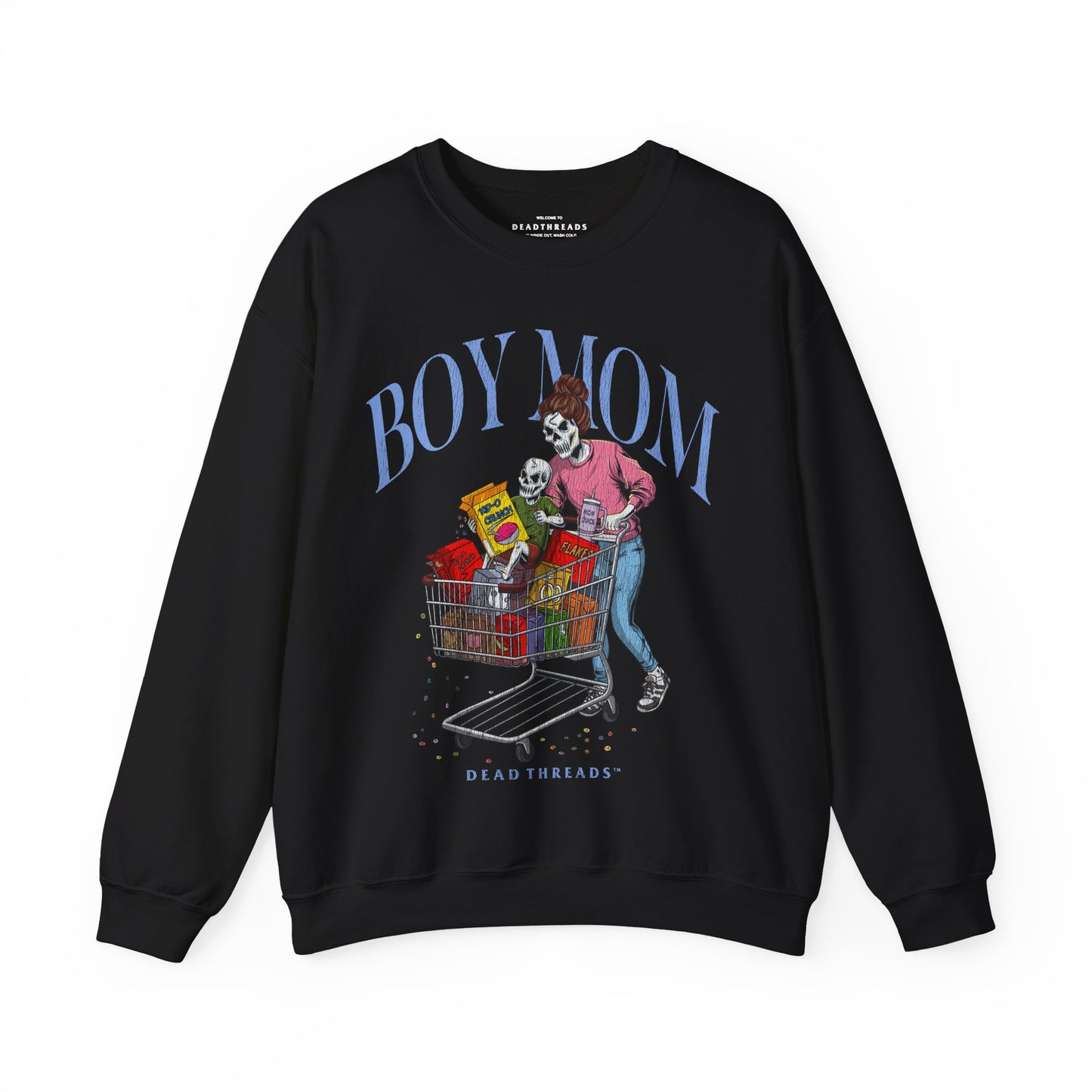 BOY MOM v1 - CREWNECK SWEATSHIRT