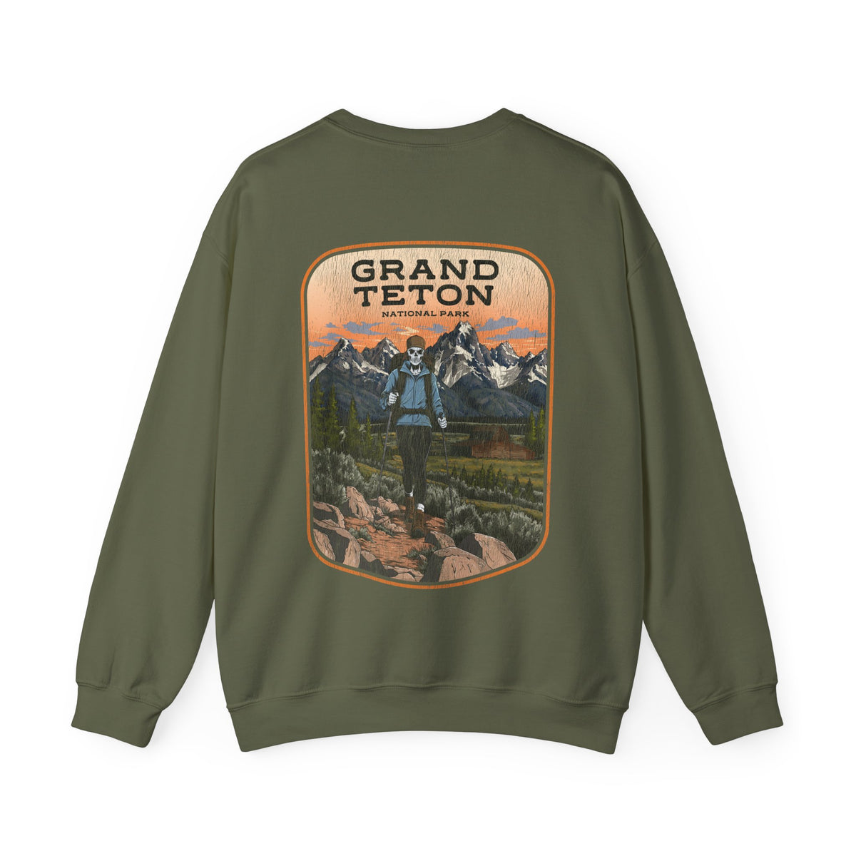 GRAND TETON NATIONAL PARK (FEMALE) - “DT ESSENTIAL" CREWNECK SWEATSHIRT