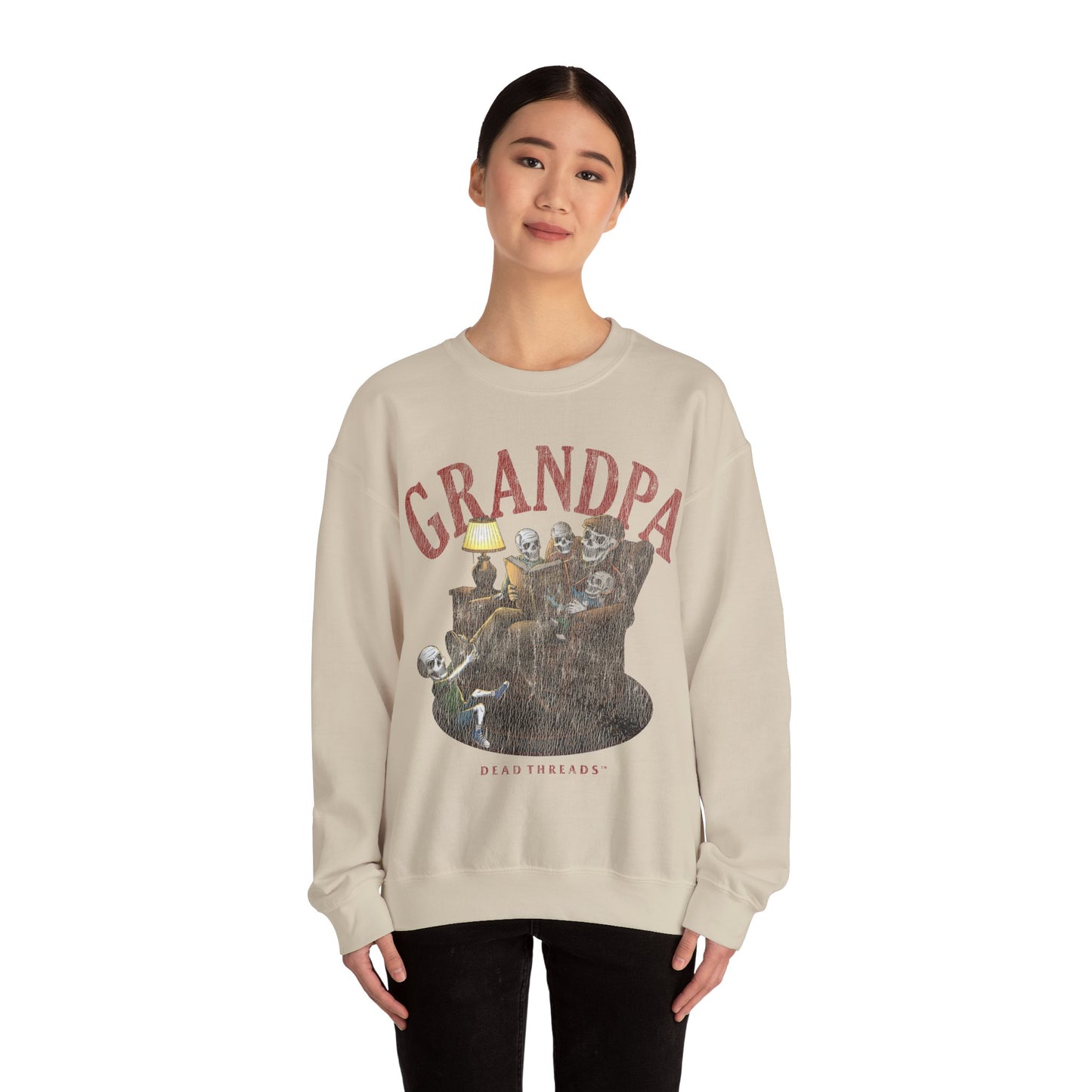 GRANDPA v4 - CREWNECK SWEATSHIRT