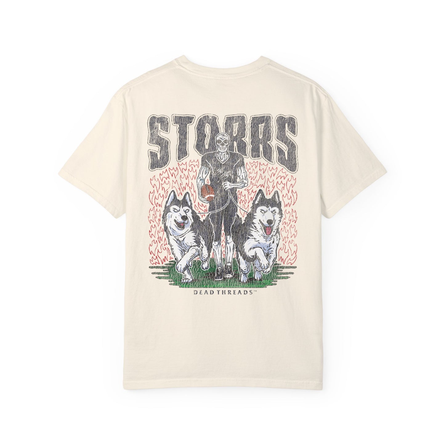 STORRS FOOTBALL - “3 SKULL” PREMIUM T-SHIRT