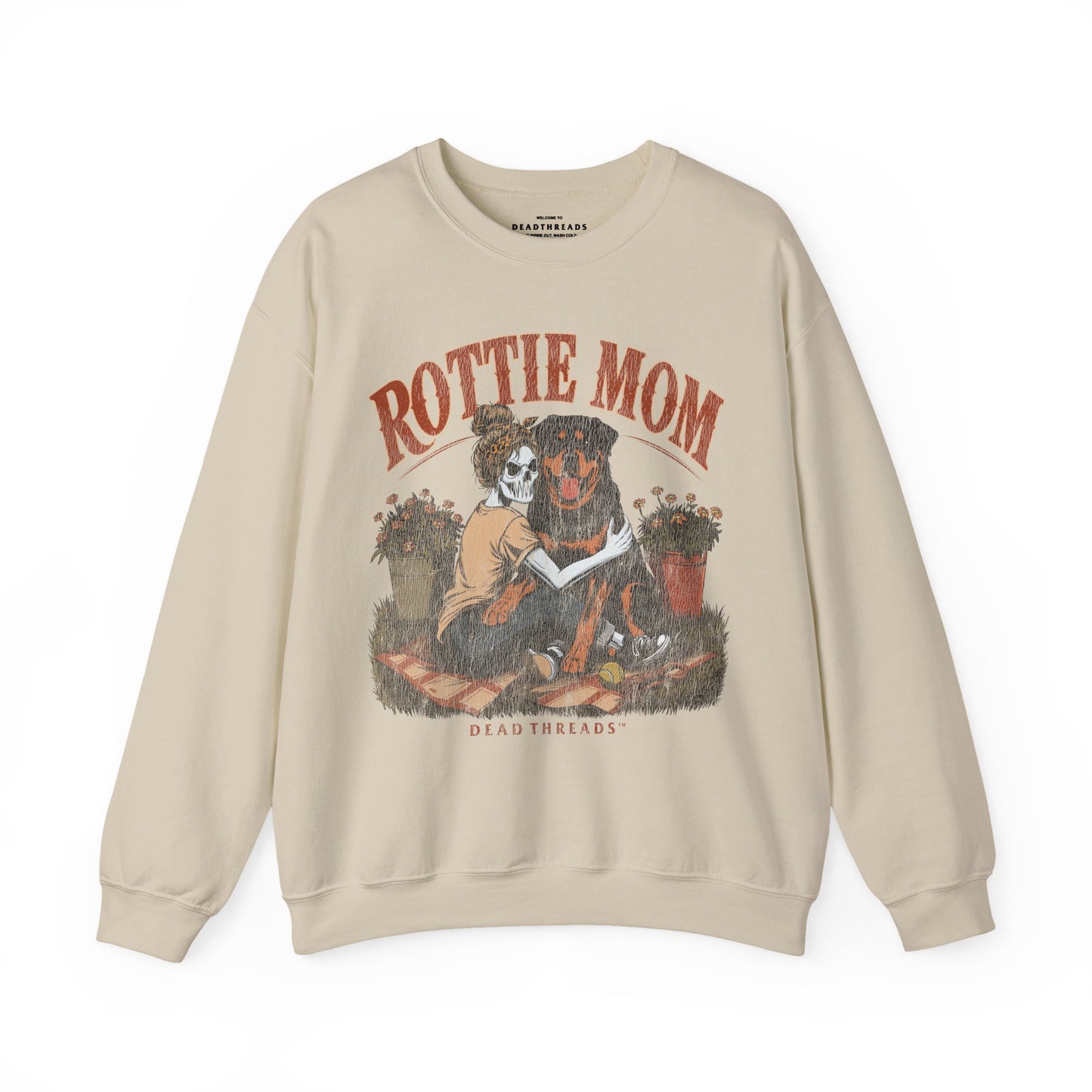 ROTTIE MOM - CREWNECK SWEATSHIRT