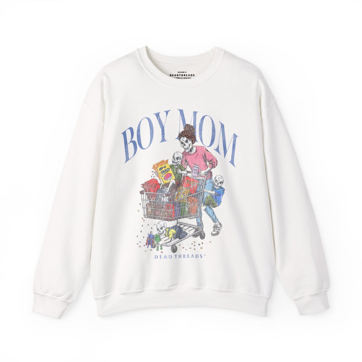 BOY MOM v3 - CREWNECK SWEATSHIRT