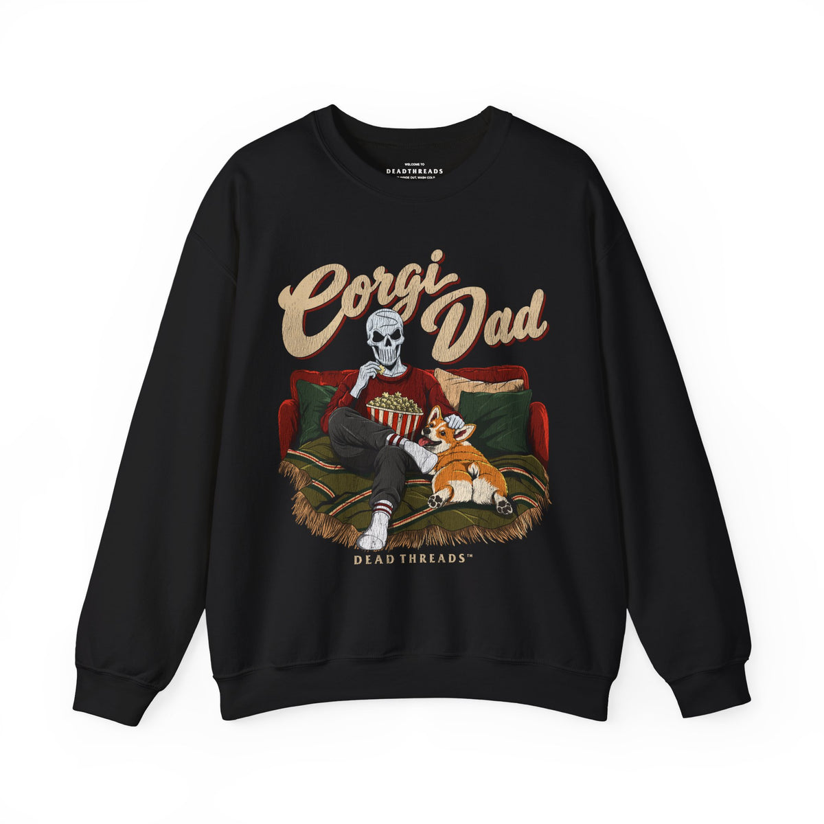 CORGI DAD - CREWNECK SWEATSHIRT