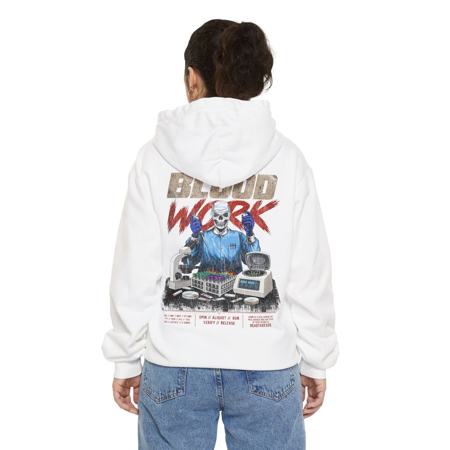 BLOOD WORK - “DT ESSENTIAL" HOODIE