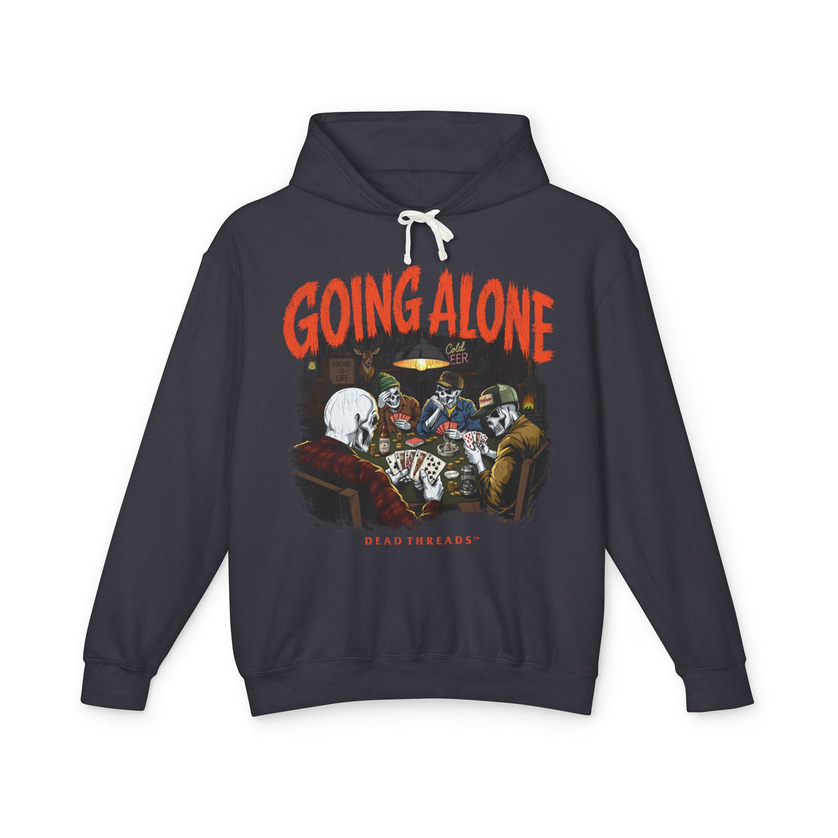 GOING ALONE - LIGHTWEIGHT HOODIE