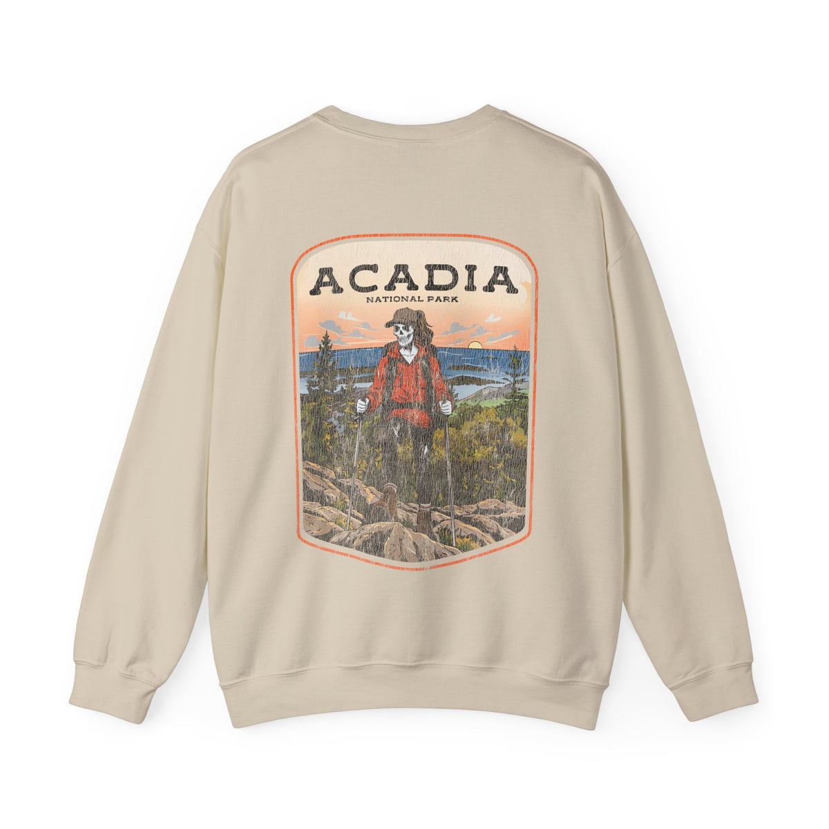ACADIA NATIONAL PARK (FEMALE) - “DT ESSENTIAL" CREWNECK SWEATSHIRT