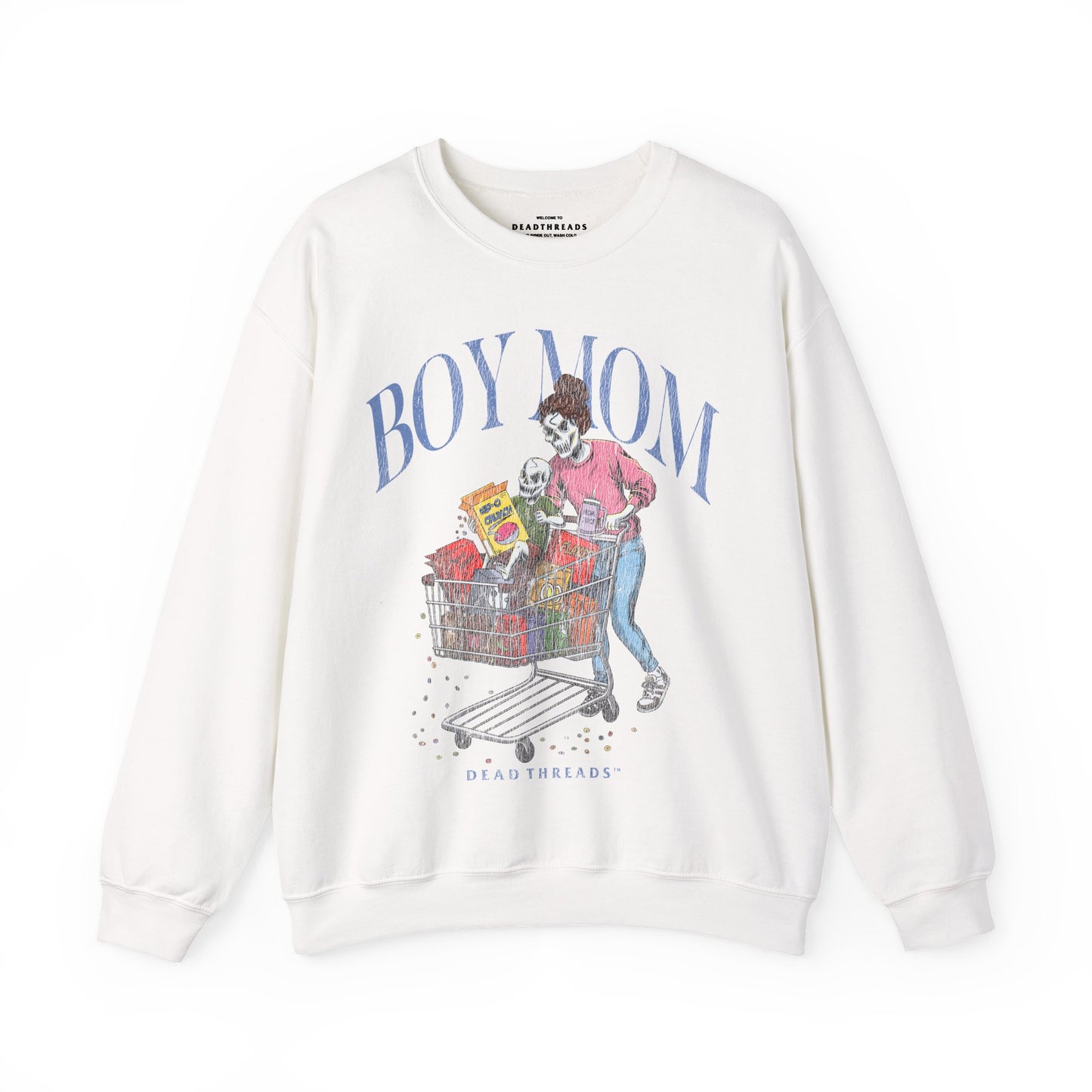 BOY MOM v1 - CREWNECK SWEATSHIRT