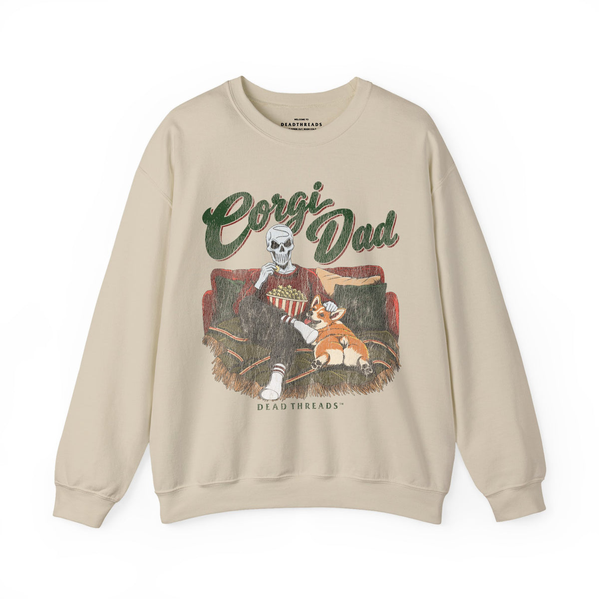 CORGI DAD - CREWNECK SWEATSHIRT