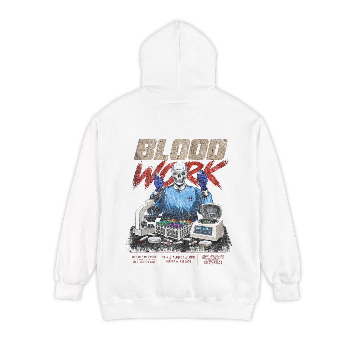 BLOOD WORK - “DT ESSENTIAL" HOODIE