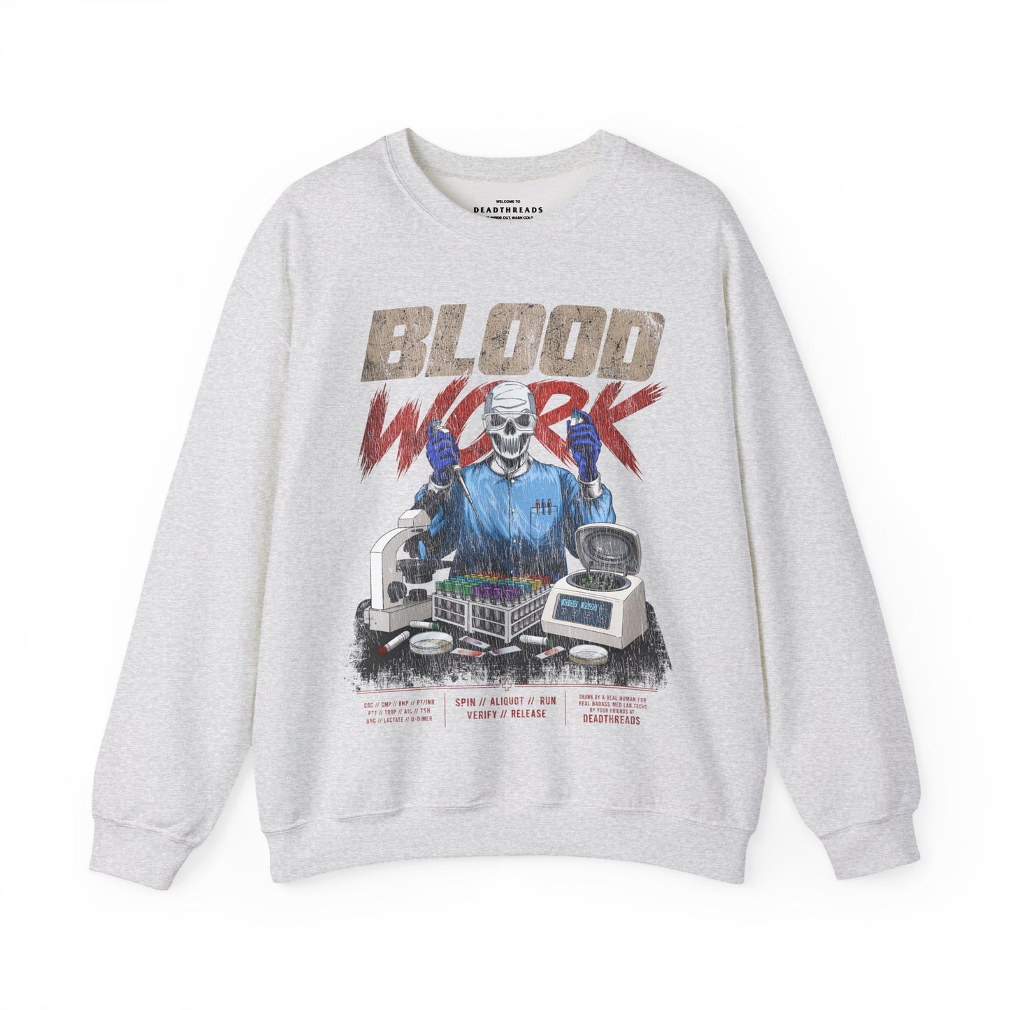 BLOOD WORK - CREWNECK SWEATSHIRT