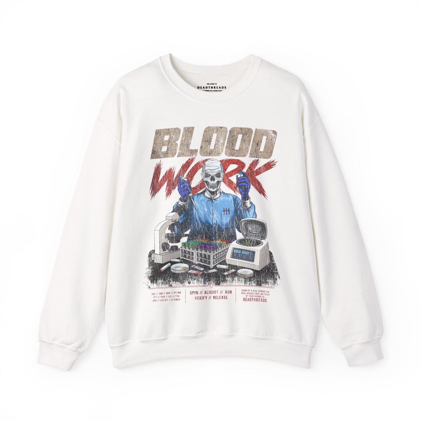 BLOOD WORK - CREWNECK SWEATSHIRT