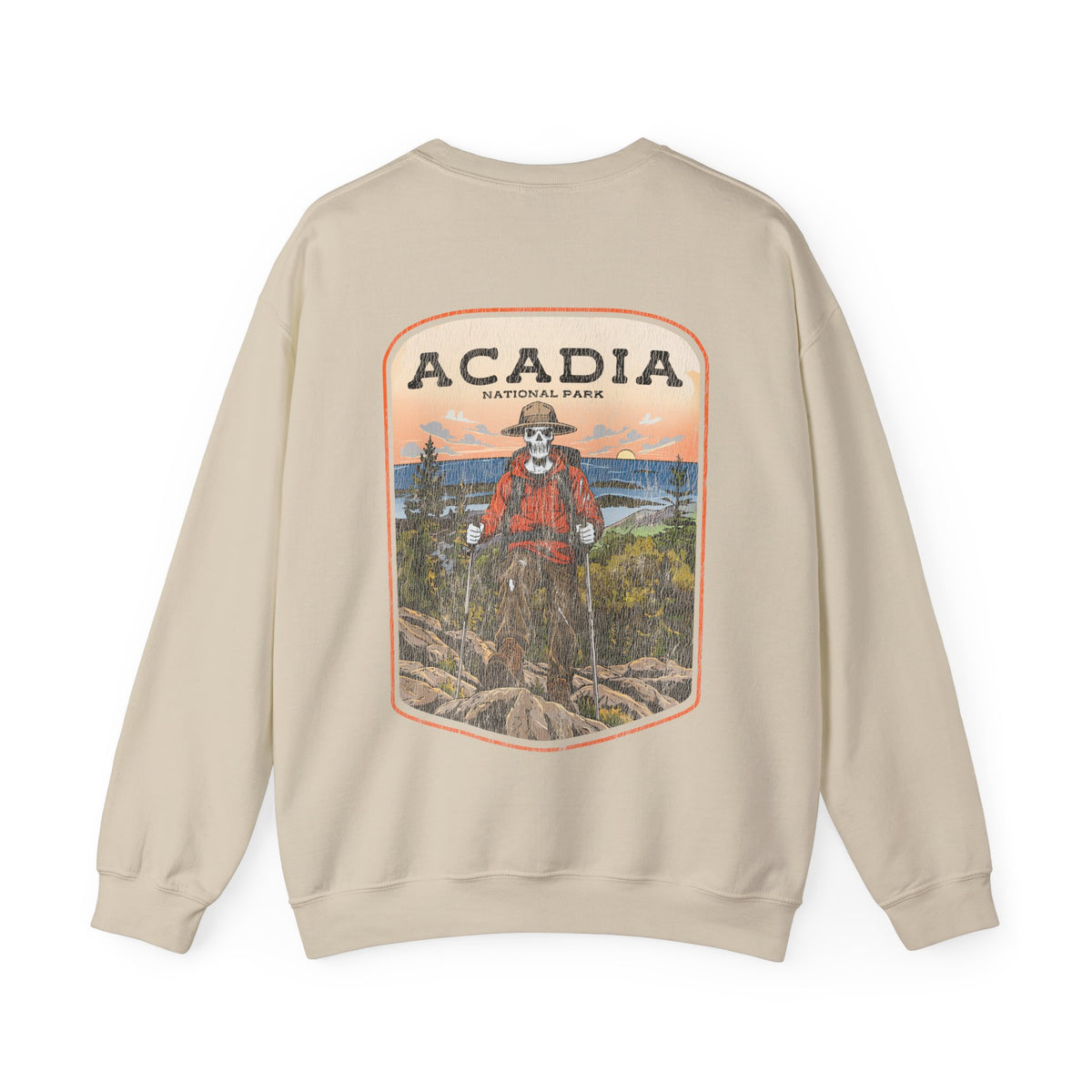 ACADIA NATIONAL PARK (MALE) - “DT ESSENTIAL" CREWNECK SWEATSHIRT