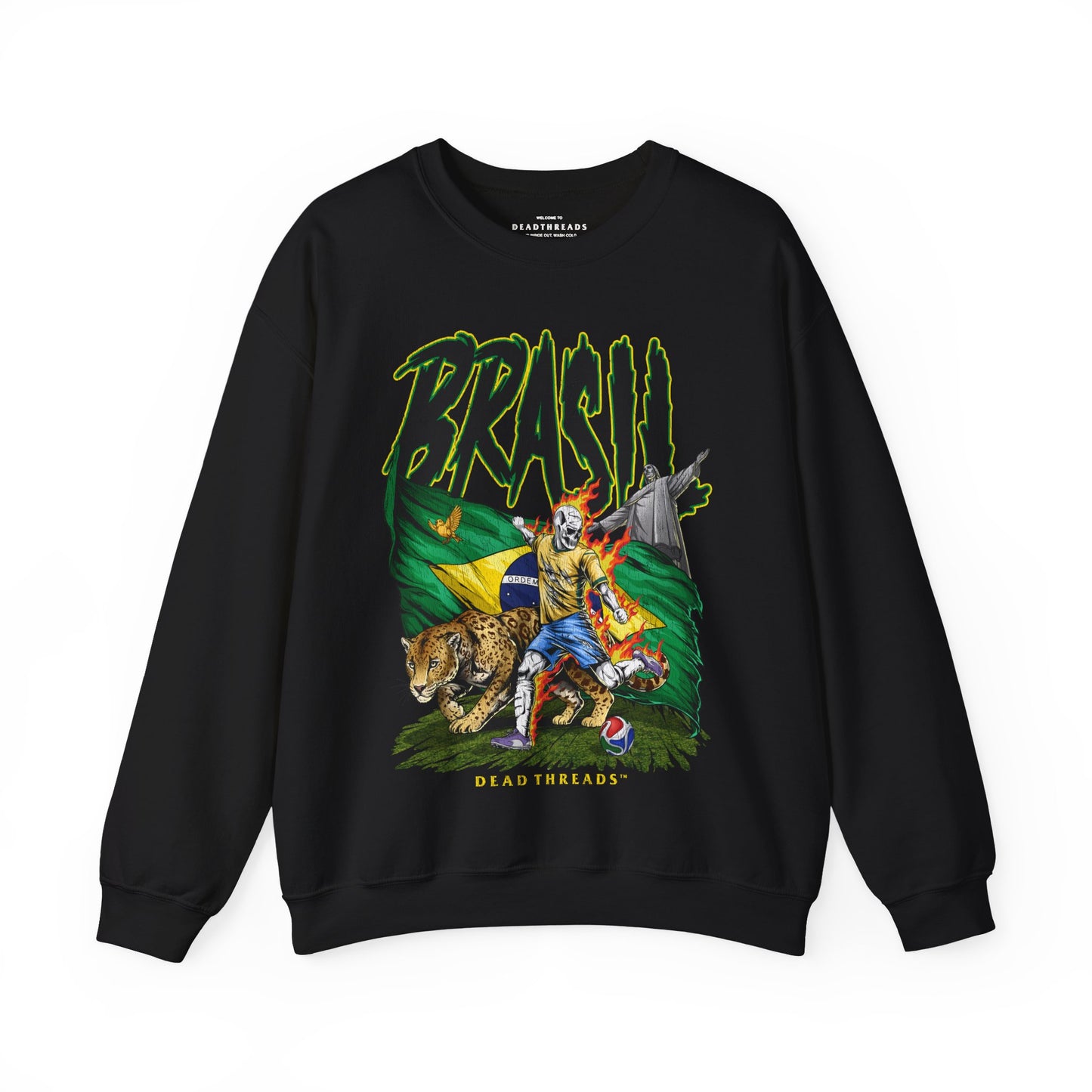 BRASIL SOCCER - CREWNECK SWEATSHIRT