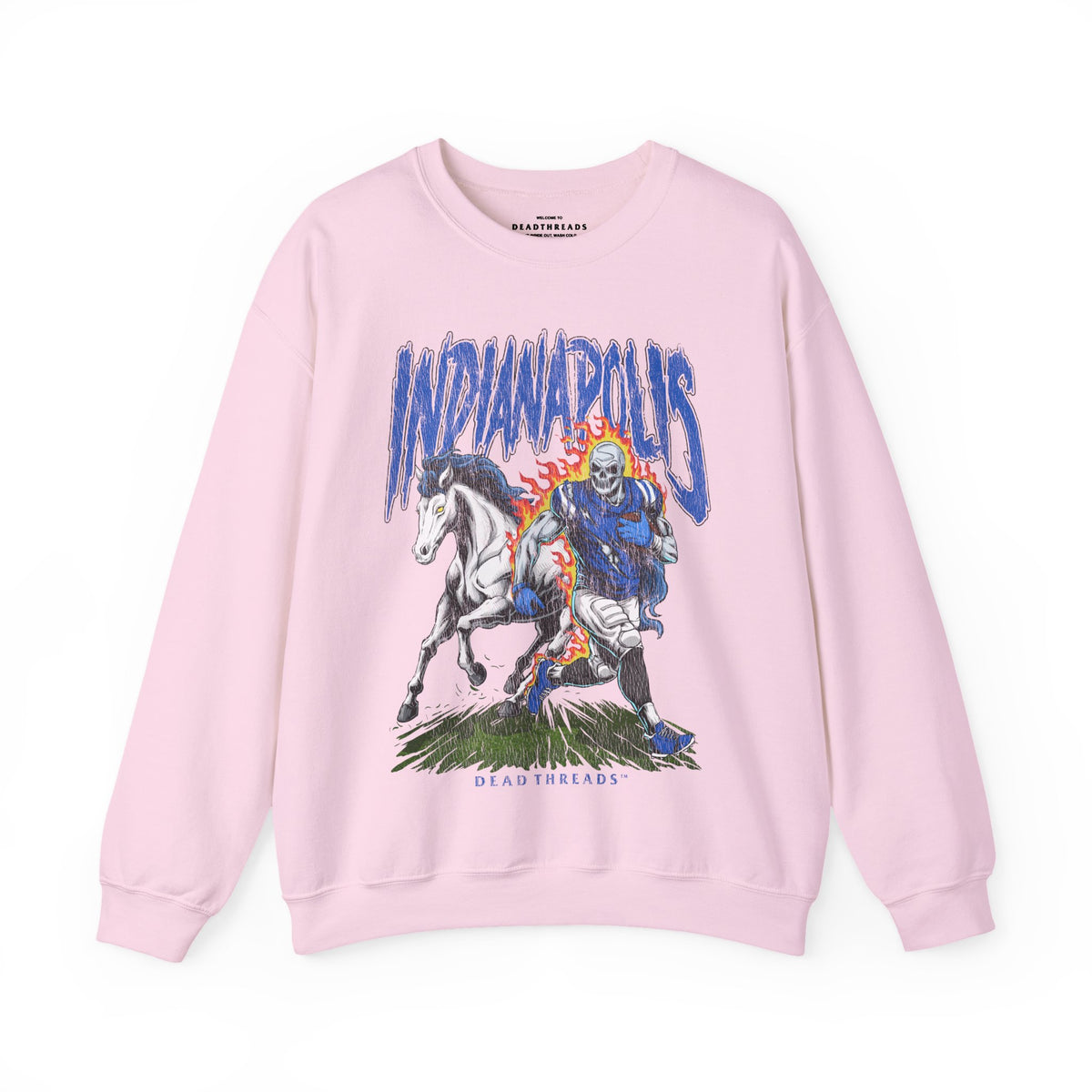 INDIANAPOLIS FOOTBALL v2 CREWNECK SWEATSHIRT - PINK