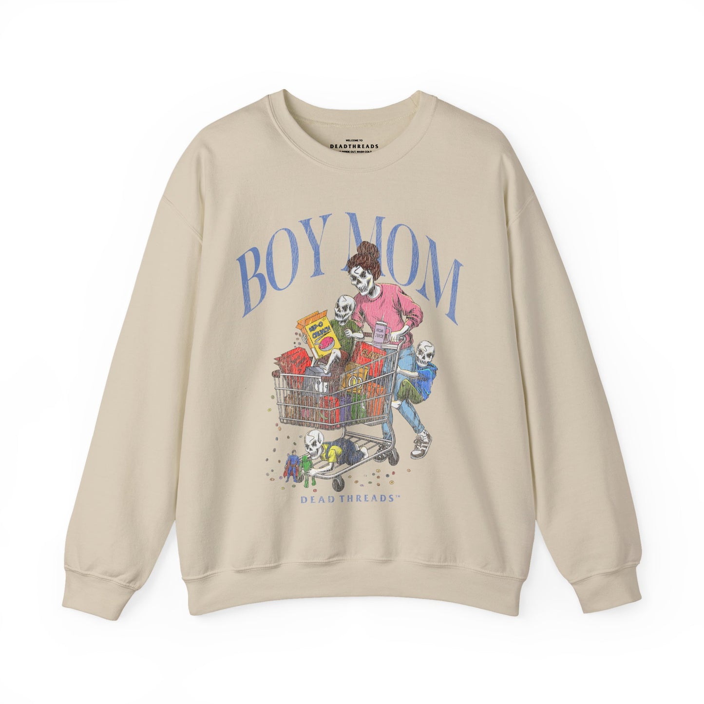 BOY MOM v3 - CREWNECK SWEATSHIRT