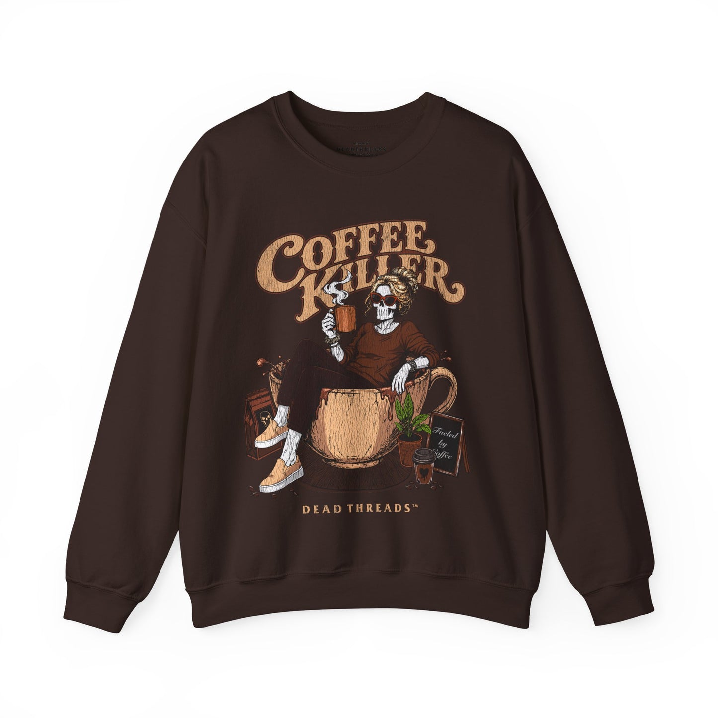 COFFEE KILLER - CREWNECK SWEATSHIRT