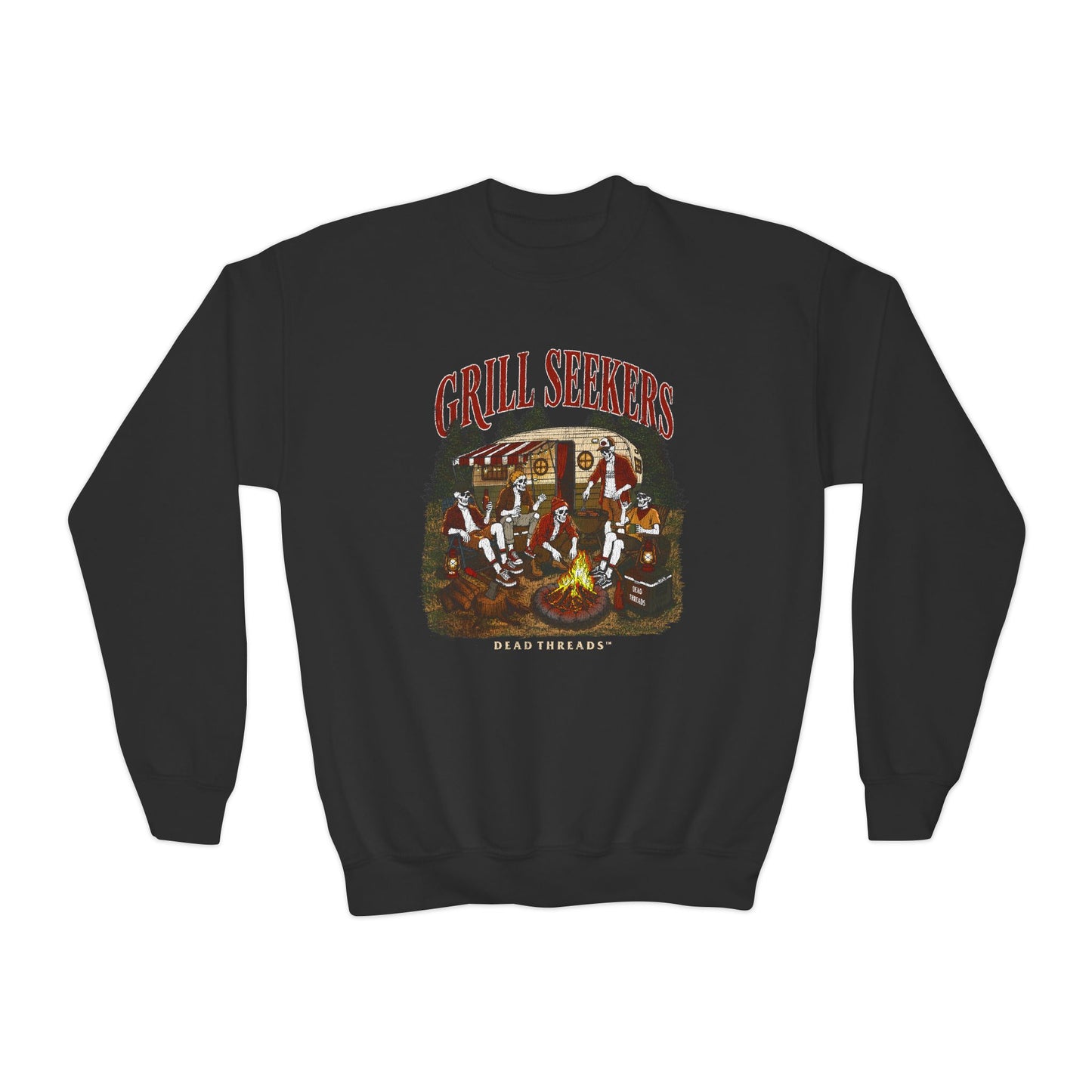 GRILL SEEKERS - KIDS CREWNECK SWEATSHIRT
